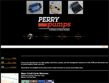 Tablet Screenshot of perrypumps.com
